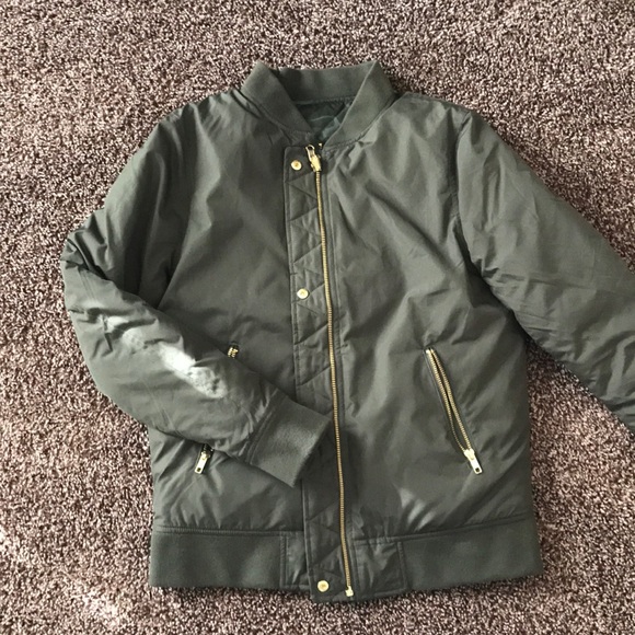 GAP Factory Jackets & Blazers - GAP Reversible Green and Camo bomber jacket